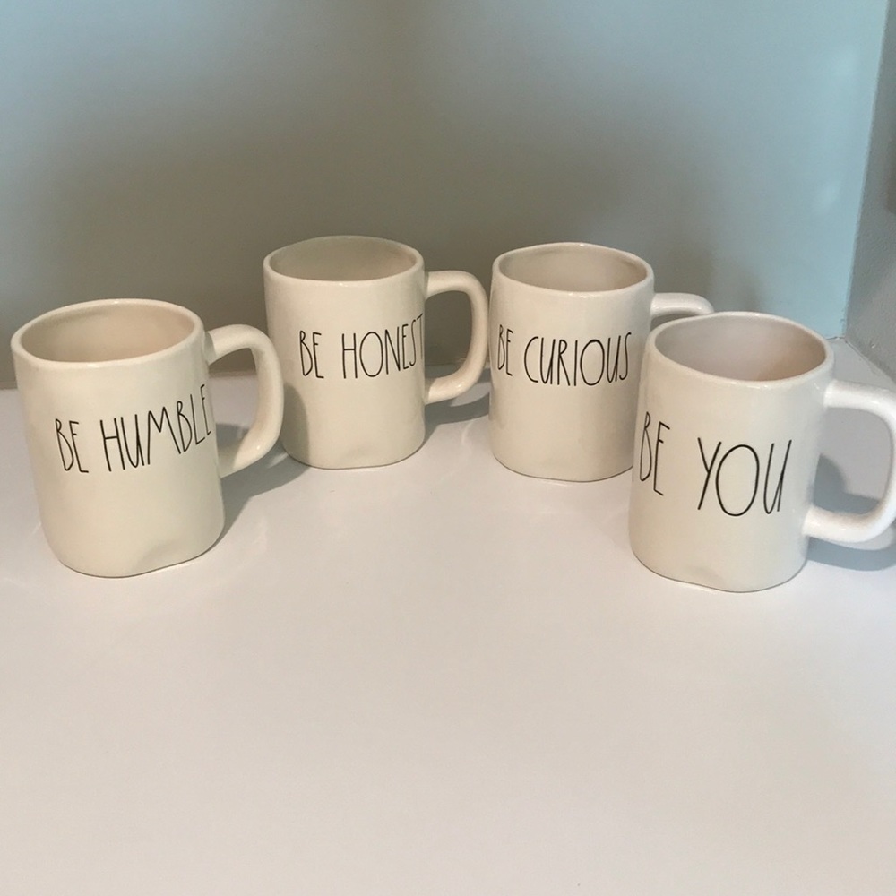 Bundle Rae Dunn Mugs, All 4 for $20.